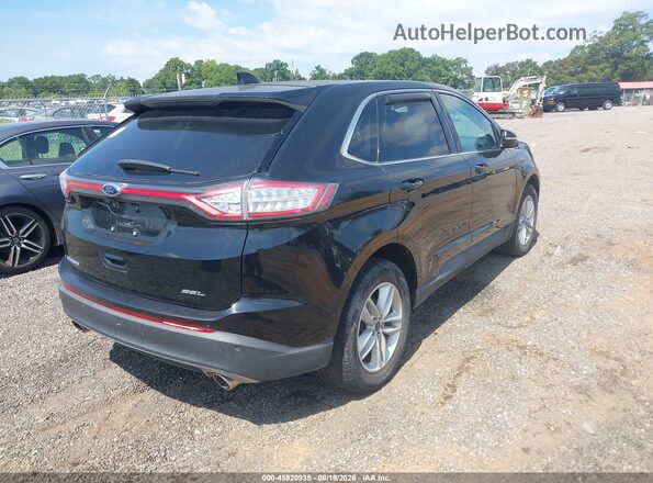 2FMPK4J98JBB71782 2018 FORD EDGE Черный Задняя правая четверть