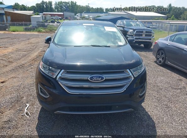2FMPK4J98JBB71782 2018 FORD EDGE Черный Вид щитка приборов