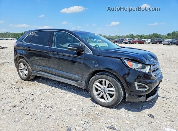 2FMPK4J98JBC36646 2018 FORD EDGE Black Przód prawy