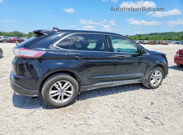2FMPK4J98JBC36646 2018 FORD EDGE Black Tył prawy