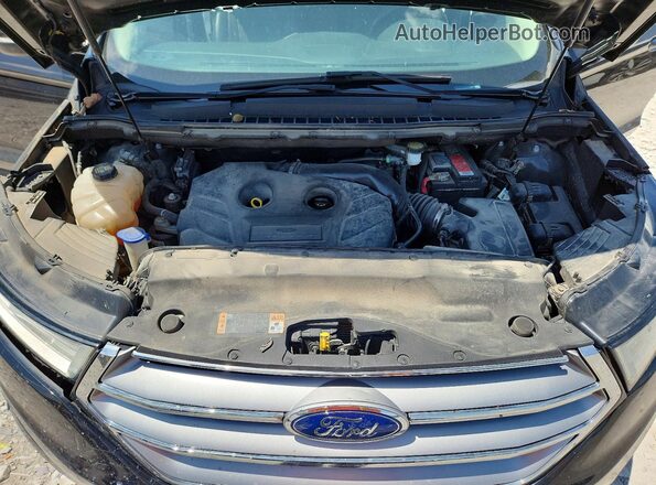 2FMPK4J98JBC36646 2018 FORD EDGE Black Widok komory silnika