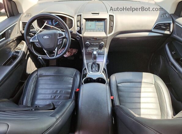 2FMPK4J98JBC36646 2018 FORD EDGE Black Widok deski rozdzielczej