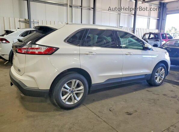 2FMPK4J98KBB46723 2019 FORD EDGE White Trasero derecho