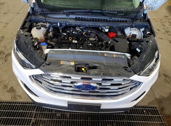 2FMPK4J98KBB46723 2019 FORD EDGE White Vista del compartimento del motor
