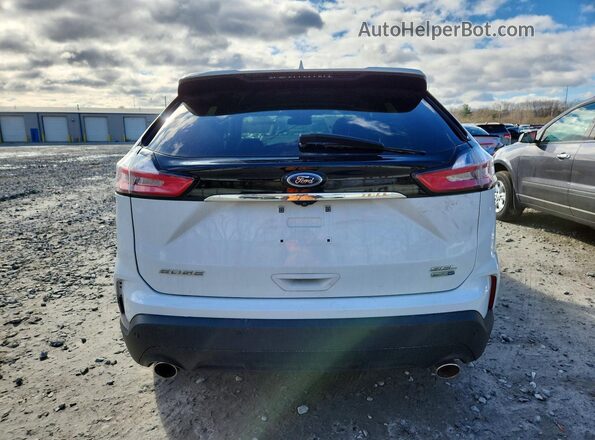 2FMPK4J98KBB90320 2019 FORD EDGE White Вид ззаду