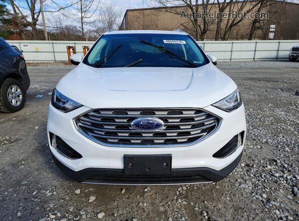 2FMPK4J98KBB90320 2019 FORD EDGE White Вид спереду