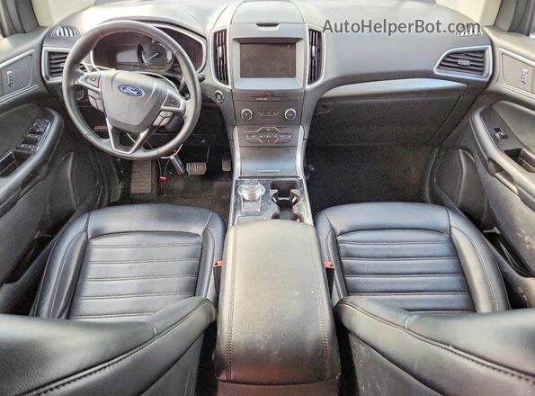 2FMPK4J98KBB90320 2019 FORD EDGE White Вид панелі приладів