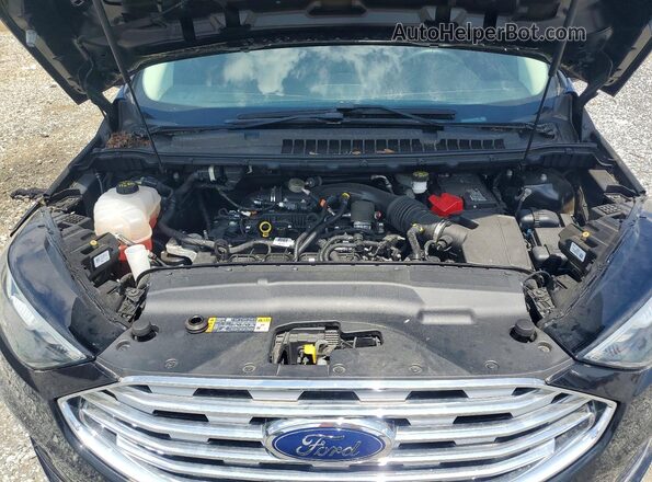2FMPK4J98KBC37992 2019 FORD EDGE Black Vista del compartimento del motor