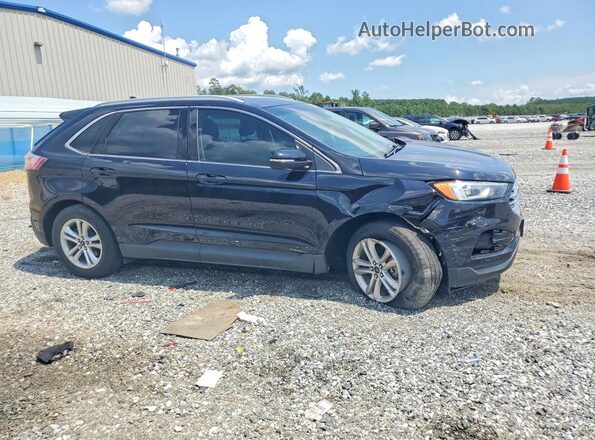 2FMPK4J98KBC37992 2019 FORD EDGE Black Delantero derecho
