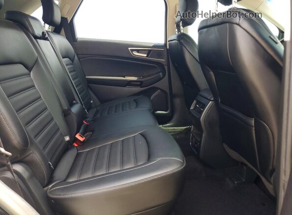2FMPK4J98KBC37992 2019 FORD EDGE Black Vista interior trasera