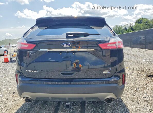 2FMPK4J98KBC37992 2019 FORD EDGE Black Vista trasera
