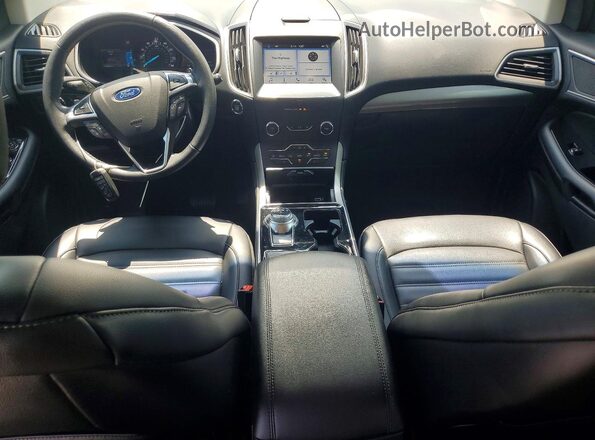 2FMPK4J98KBC37992 2019 FORD EDGE Black Vista del salpicadero