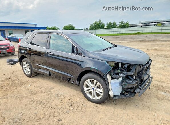 2FMPK4J98KBC69907 2019 FORD EDGE Черный Передняя правая четверть
