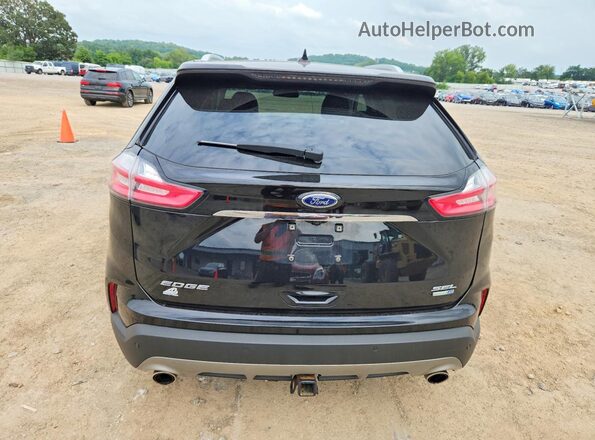 2FMPK4J98KBC69907 2019 FORD EDGE Черный Вид сзади