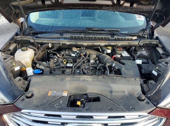 2FMPK4J98LBA95435 2020 FORD EDGE Maroon Widok komory silnika
