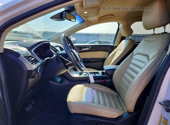 2FMPK4J98LBB14212 2020 FORD EDGE White Вид салону спереду