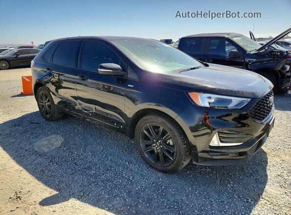2FMPK4J98LBB49719 2020 FORD EDGE Black Передня права чверть