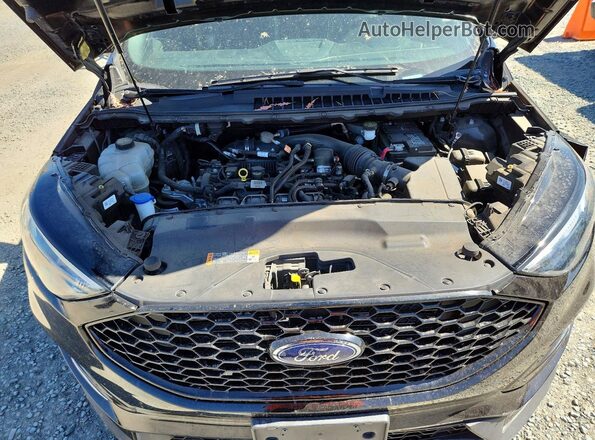 2FMPK4J98LBB49719 2020 FORD EDGE Black Вид підкапотного простору