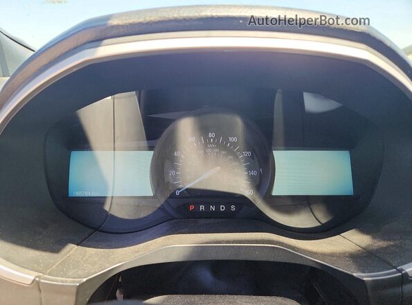 2FMPK4J98LBB49719 2020 FORD EDGE Black Вид щитка приладів
