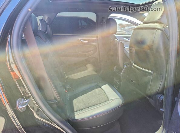 2FMPK4J98LBB49719 2020 FORD EDGE Black Вид задньої частини салону