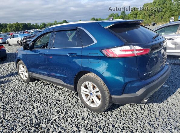 2FMPK4J98LBB55052 2020 FORD EDGE Blue Задня ліва чверть
