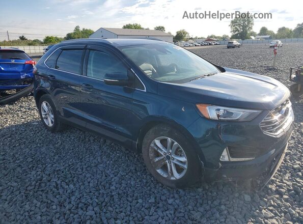 2FMPK4J98LBB55052 2020 FORD EDGE Blue Передня права чверть