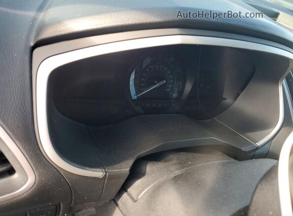 2FMPK4J98LBB55052 2020 FORD EDGE Blue Вид щитка приладів