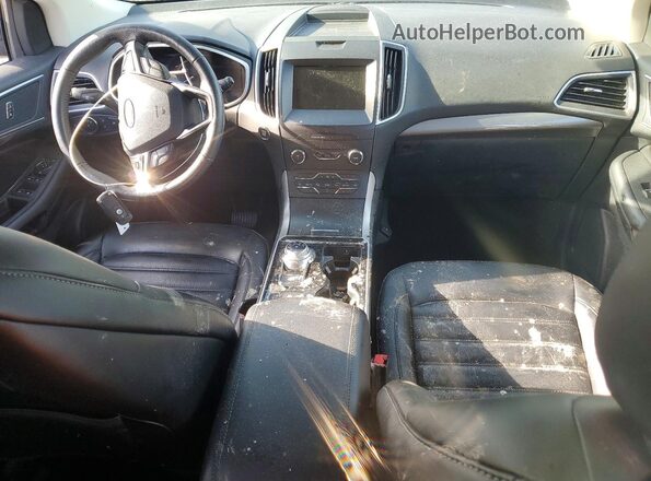 2FMPK4J98LBB55052 2020 FORD EDGE Blue Вид панелі приладів