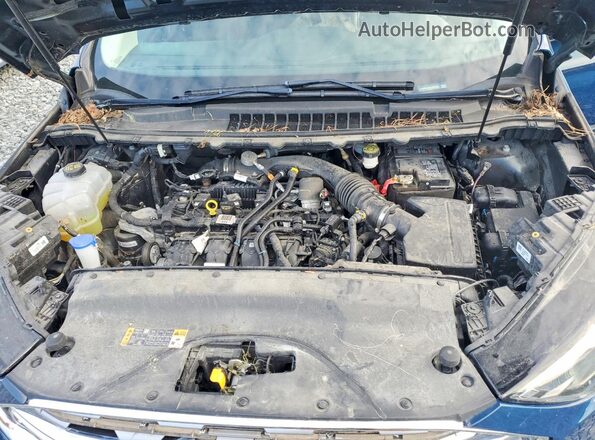 2FMPK4J98LBB55052 2020 FORD EDGE Blue Вид підкапотного простору