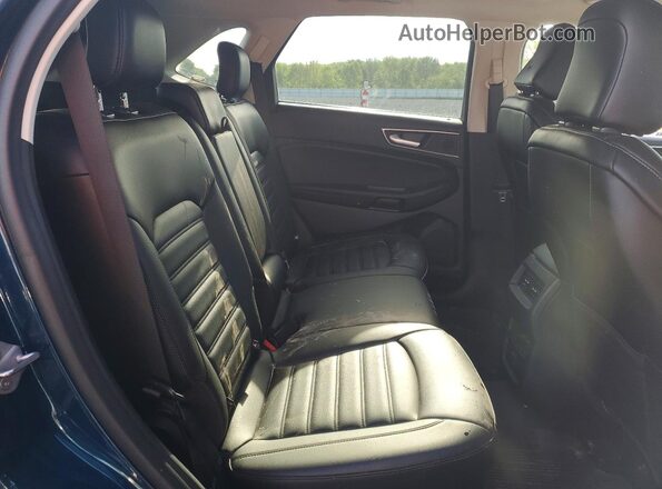 2FMPK4J98LBB55052 2020 FORD EDGE Blue Вид задньої частини салону