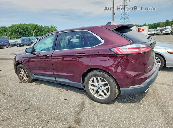 2FMPK4J98MBA18453 2021 FORD EDGE Red Rear left