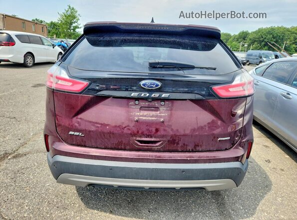 2FMPK4J98MBA18453 2021 FORD EDGE Red Rear view