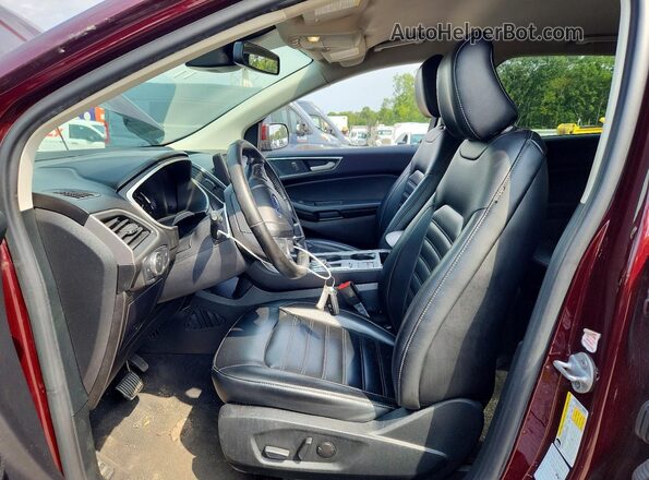 2FMPK4J98MBA18453 2021 FORD EDGE Red Front interior view
