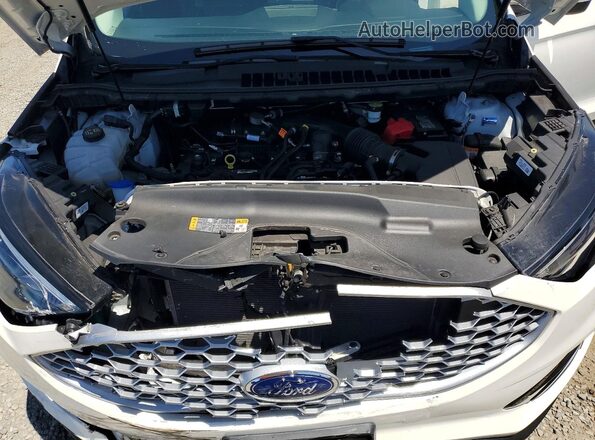 2FMPK4J98PBA16819 2023 FORD EDGE White Vista del compartimento del motor