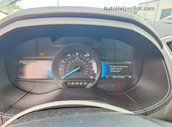 2FMPK4J98RBA63285 2024 FORD EDGE Black Սարքավորումների վահանակի տեսք