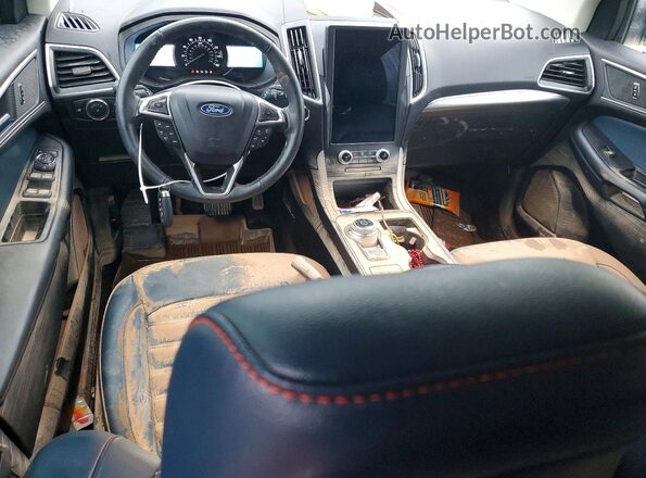 2FMPK4J98RBA89496 2024 FORD EDGE White Вид панелі приладів