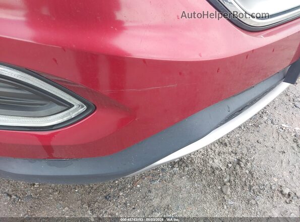 2FMPK4J99GBB70035 2016 FORD EDGE Red Դիմացի տեսք