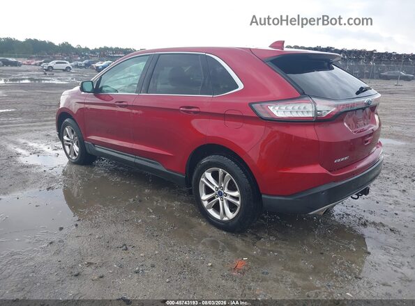 2FMPK4J99GBB70035 2016 FORD EDGE Red Հետևի ձախ