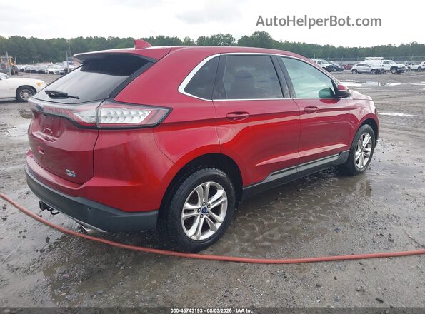 2FMPK4J99GBB70035 2016 FORD EDGE Red Հետևի աջ