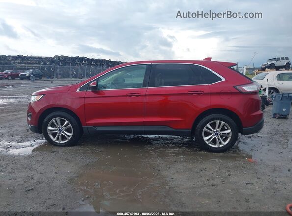 2FMPK4J99GBB70035 2016 FORD EDGE Red Սալոնի 360 աստիճան տեսք
