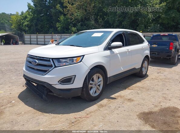 2FMPK4J99GBC23980 2016 FORD EDGE Белый Передняя левая четверть