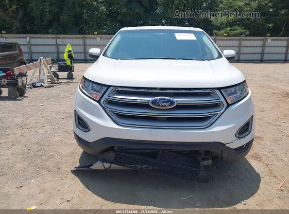 2FMPK4J99GBC23980 2016 FORD EDGE Белый Вид щитка приборов