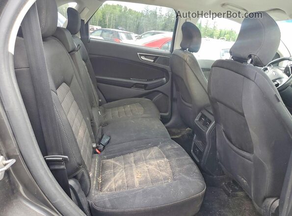 2FMPK4J99HBB92201 2017 FORD EDGE Black Вид задньої частини салону