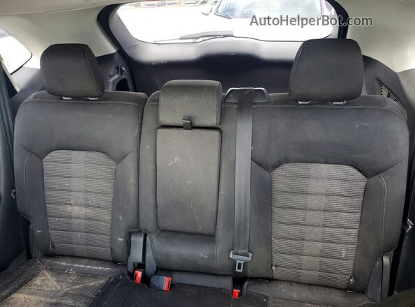 2FMPK4J99HBB92201 2017 FORD EDGE Black Вид задніх сидінь