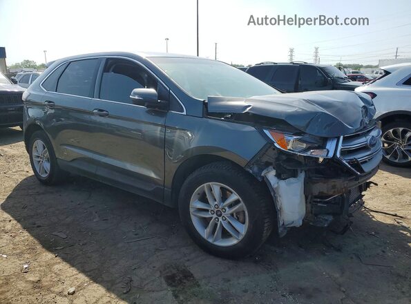 2FMPK4J99JBC11447 2018 FORD EDGE Charcoal Przód prawy