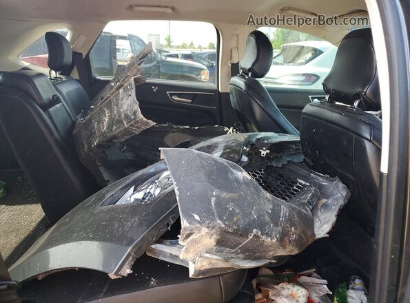 2FMPK4J99JBC11447 2018 FORD EDGE Charcoal Widok wnętrza z tyłu