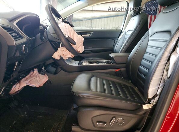 2FMPK4J99KBB67998 2019 FORD EDGE Red Vista interior delantera