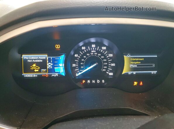 2FMPK4J99KBB67998 2019 FORD EDGE Red Vista del cuadro de instrumentos