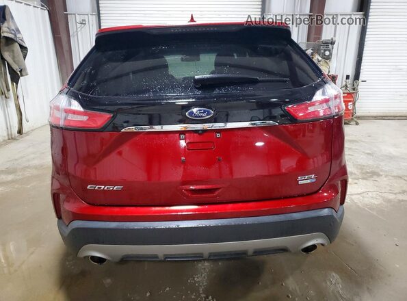 2FMPK4J99KBB67998 2019 FORD EDGE Red Vista trasera