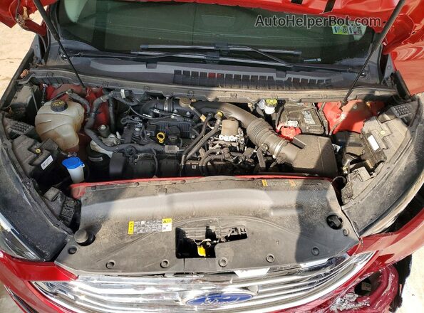 2FMPK4J99KBB67998 2019 FORD EDGE Red Vista del compartimento del motor